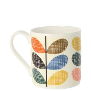 Orla Kiely Scribble Multi Stem Fun Mug 300ml